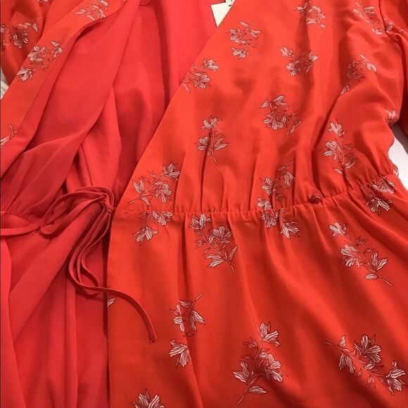 Joie Daymon B Wrap Midi Dress NWT Sz XL - Picture 6 of 9